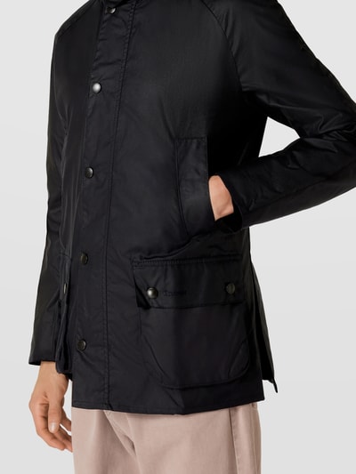 Barbour Waxparka mit Umlegekragen Modell 'ASHBY' Marine 3