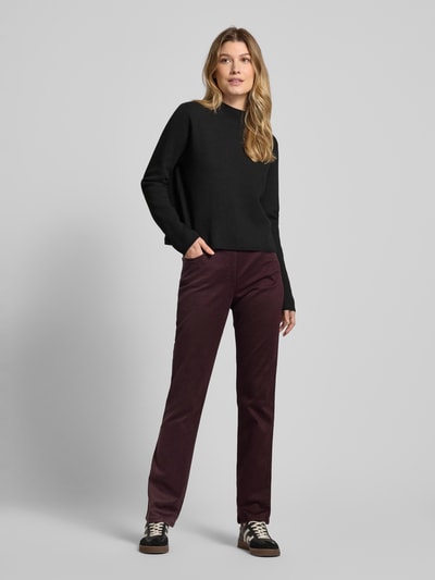 Raphaela By Brax Slim Fit Hose mit Thermo-Effekt Modell 'PAMINA' Aubergine 1