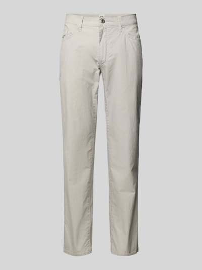 Brax Spodnie z kieszeniami z tyłu model ‘Cadiz’ Beżowy 2