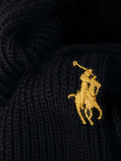 Polo Ralph Lauren Sjaal en muts van wol in een set Zwart - 2