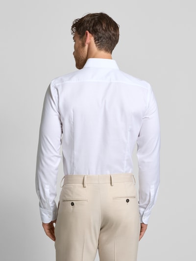 BOSS Slim Fit Business-Hemd mit Kentkragen Modell 'Hank' Weiss 5