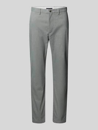 Tommy Hilfiger Slim fit stoffen broek van katoenmix, model 'BLEECKER' Middengrijs - 2