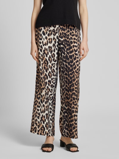Vero Moda Hose mit weitem Bein Modell 'JOSIE' Hellbraun 4