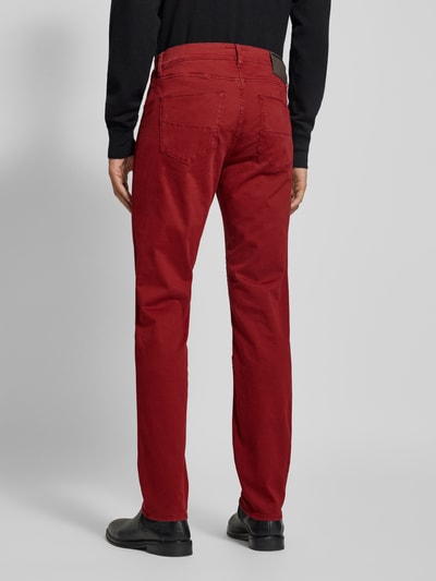 Brax Broek met achterzakken, model 'CADIZ' Rood - 5