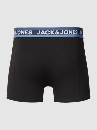 Jack & Jones Boxershort met elastische band met label in een set van 5 stuks, model 'DNA' Zwart - 3