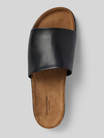 Vagabond Lederslides mit profilierter Sohle Modell 'Effie' Black 3