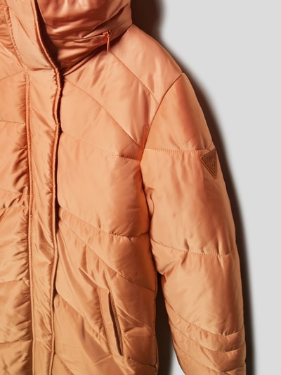 Guess Gewatteerd jack met labelpatch, model 'PADDED’ Apricot - 2