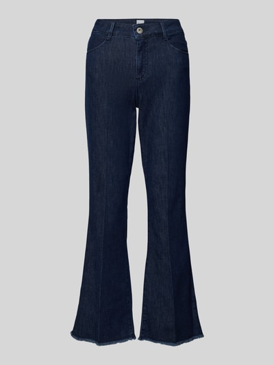 Brax Flared jeans in verkorte pasvorm, model 'SHAKIRA' Donkerblauw - 2