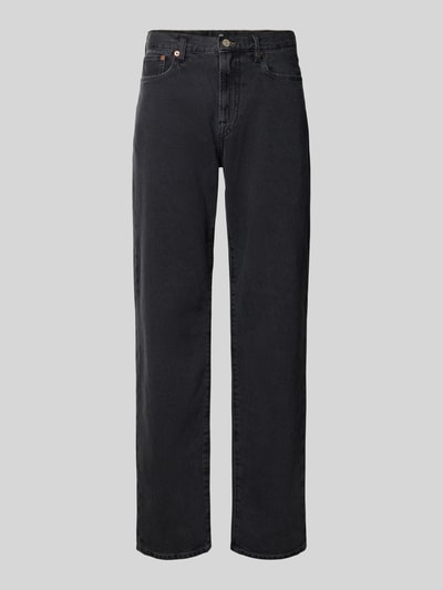 PAUL SMITH Relaxed Tapered Fit Jeans mit Eingrifftaschen Mittelgrau 2