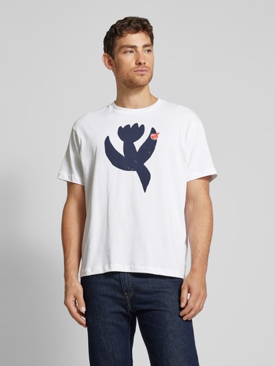 Scotch & Soda T-shirt met ronde hals Wit - 4