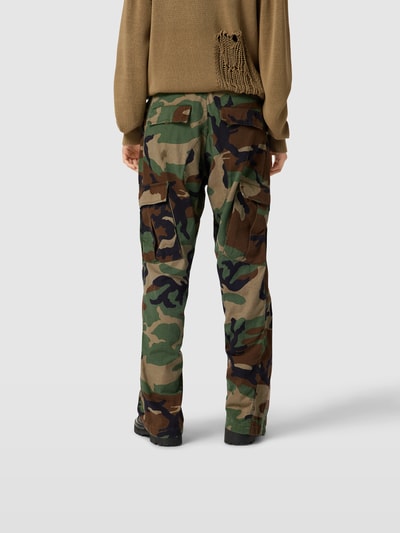 RE/DONE Cargohose mit Camouflage-Muster Oliv 5