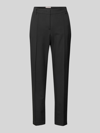 Christian Berg Woman Selection Slim fit stoffen broek met persplooien Zwart - 2