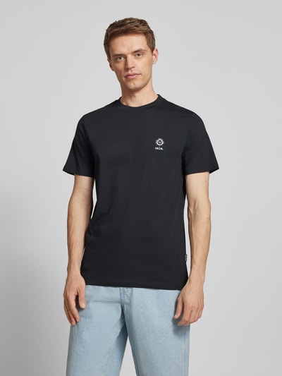 Blend T-Shirt mit Motiv- und Statement-Stitching Modell 'JANUS' Black 4