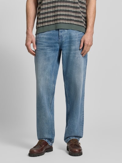 BOSS Orange Relaxed Fit Jeans aus reiner Baumwolle Modell 'SKYE_HYBRID BO FLEAK' Jeansblau 4