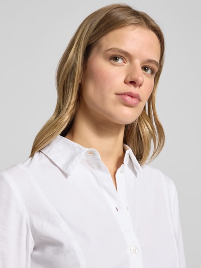 Review Hemdbluse mit Knopfleiste Weiss 3