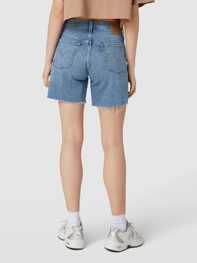 Levi's® Korte jeans met gerafelde boorden Jeansblauw - 5