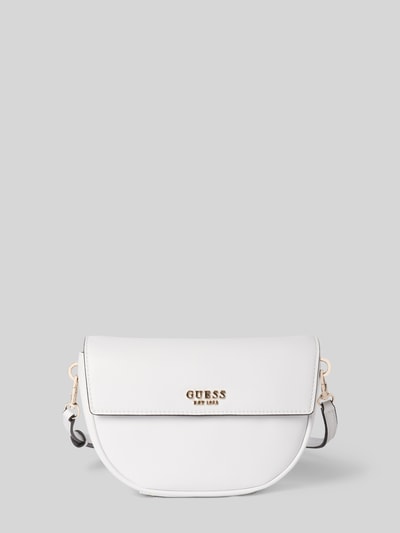 Guess Handtasche mit Label-Applikation Modell 'CERELIA' Weiss 2