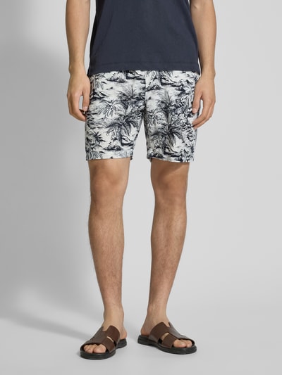 Tommy Hilfiger Regular Fit Bermudas aus reinem Leinen Modell 'MERCER' Marine 4
