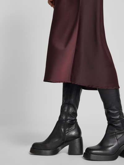 YAS Midirok met elastische band, model 'PELLA' Bordeaux - 3