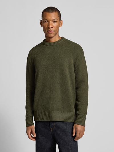 Selected Relaxed Fit Pullover aus Baumwoll-Mix Modell 'ALEX' Gruen 4