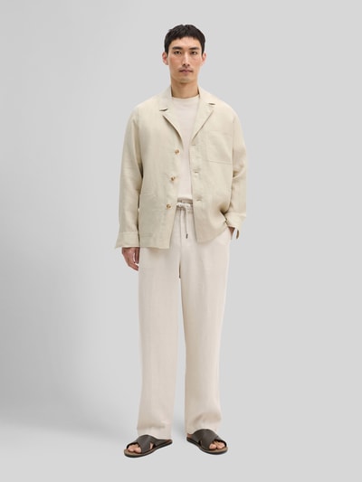 Marc O'Polo Regular Fit Sakko aus reinem Leinen Offwhite 1