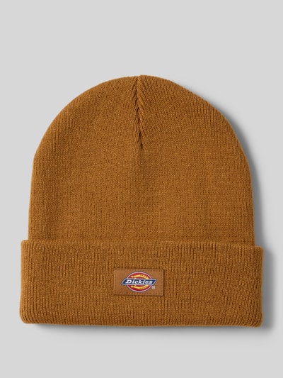 Dickies Beanie in gebreide look, model 'Gibsland' Mosterdgeel - 1