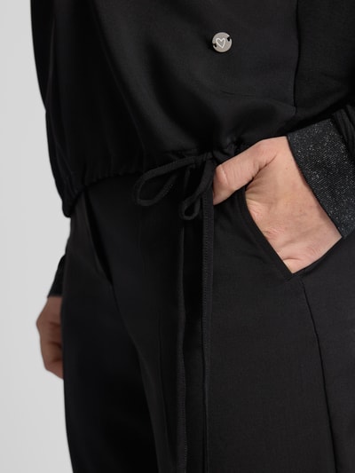 ZABAIONE Blusenshirt mit Rundhalsausschnitt Black 3