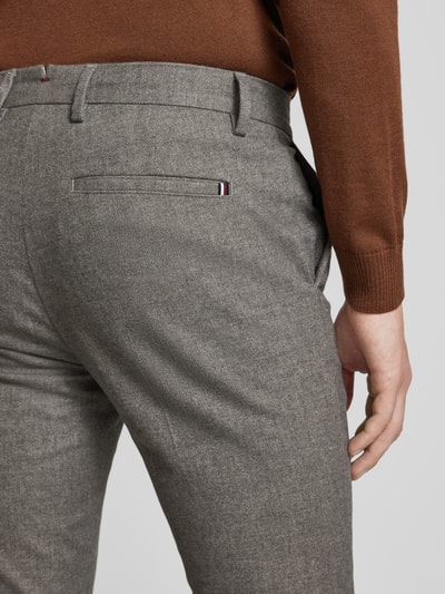 Tommy Hilfiger Regular Fit Hose mit Bügelfalten Modell 'BLEECKER' Hellgrau 3