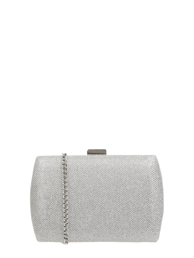 Jake*s Cocktail Clutch mit Effektgarn Silber 2