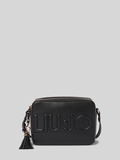 Liu Jo White Handtasche mit Label-Schriftzug Black 2