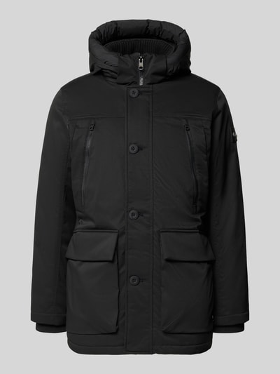 Tom Tailor Regular Fit Parka mit Pattentaschen Black 2