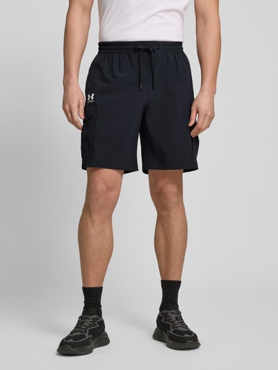 Under Armour Regular fit korte broek met elastische band Zwart - 4