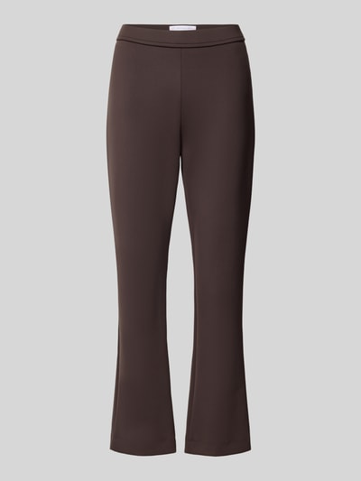 Raffaello Rossi Regular Fit Schlaghose in 7/8 Länge Modell 'MACY' Dunkelbraun 1