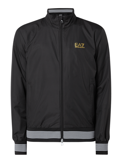 EA7 Emporio Armani Jas met opstaande kraag in zwart online kopen P C