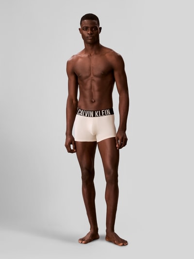 Calvin Klein Underwear Trunks aus Baumwoll-Mix mit Label-Schriftzug im 3er-Pack Sand 1