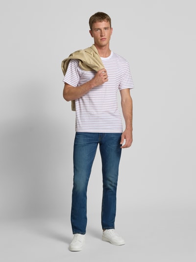 Levi's® Slim fit jeans in used-look, model '511®' Jeansblauw - 1