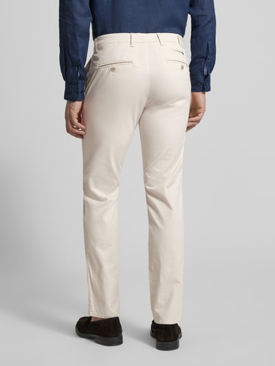 Brax Slim fit stoffen broek met achterzakken Model 'Fabio' Zand - 5