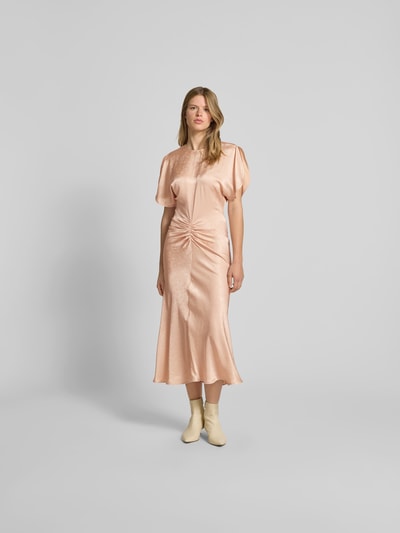 Victoria Beckham Abendkleid aus Viskose-Mix Altrosa 4