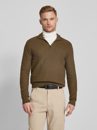 Polo Ralph Lauren Gebreide pullover met labelstitching Kaki - 4