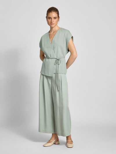 Jake*s Collection Gilet met tailleriem Lindegroen - 1