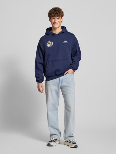KARL KANI Hoodie met capuchon Donkerblauw - 1