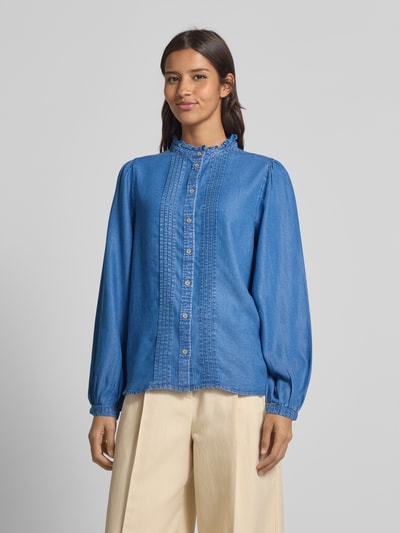 B.Young Regular fit jeansblouse met opstaande kraag, model 'KOSMO' Donkerblauw - 4