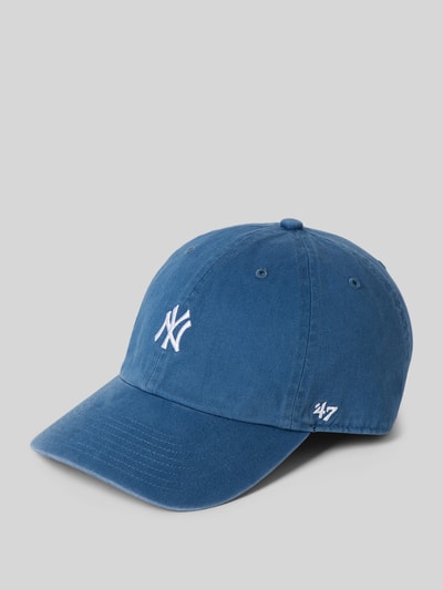 '47 Baseballpet met statementstitching, model 'New York Yankees' Blauw - 1