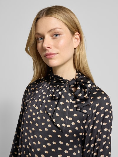Rinascimento Blouse met strikdetail Zwart - 3