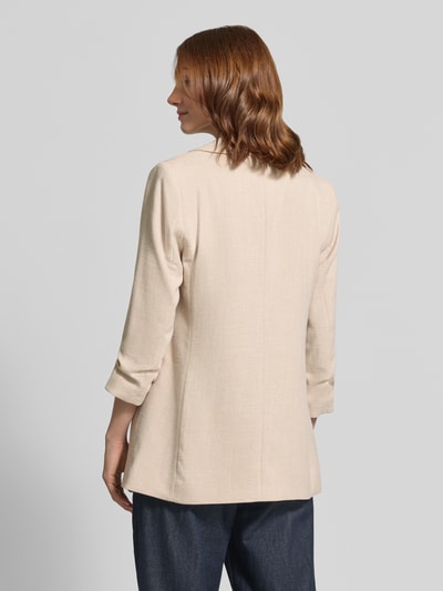 VERO MODA Regular Fit Longblazer mit Viskose-Anteil Modell 'FRIDA' Ecru 5