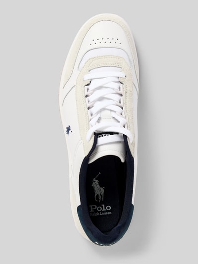 Polo Ralph Lauren Leren sneakers met logostitching Wit - 3