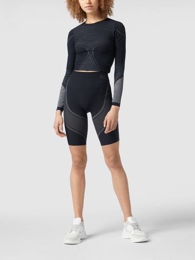 Wolford Fietsbroek met mesh model Zen naadloos in zwart