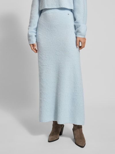 BOSS Orange Maxi-rok met wol, model 'FICI' Lichtblauw - 4