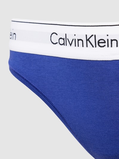 Calvin Klein Underwear String in unifarbenem Design Lila 2