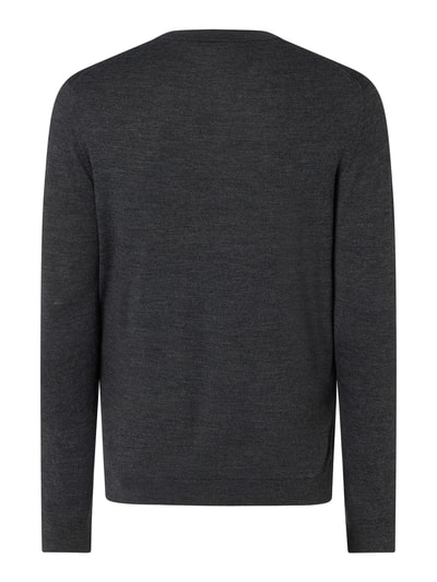 SELECTED HOMME Pullover met merinowol, model 'Town' Donkergrijs - 4